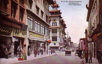 san francisco chinatown grant ave 1915s